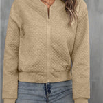 Zip Up Long Sleeve Jacket