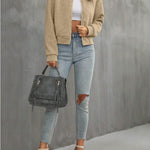 Zip Up Long Sleeve Jacket