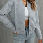 Zip Up Long Sleeve Jacket