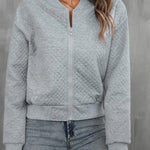 Zip Up Long Sleeve Jacket