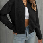 Zip Up Long Sleeve Jacket