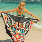 Printed Spaghetti Strap Cover Up