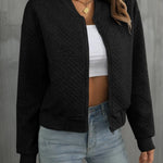 Zip Up Long Sleeve Jacket