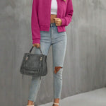 Zip Up Long Sleeve Jacket