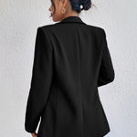 Shawl Collar Long Sleeve Blazer
