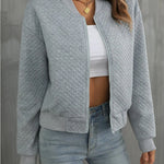 Zip Up Long Sleeve Jacket