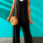 Full Size Spaghetti Strap Wide Leg Jumpsuit