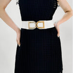 Double D Buckle PU Belt