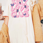 SELF LOVE CLUB BUTTERFLY GRAPHIC TEE