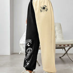 Graphic Contrast Sweatpants