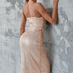 Pre-Order Spaghetti Strap Ruched Wrap Dress