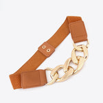 Chain Detail Elastic Belt