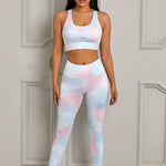 Pre Order Printed Sports Bra and Leggings Set