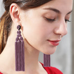 Beaded Tassel Earrings