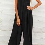 Spaghetti Strap Scoop Neck Jumpsuit