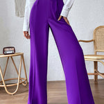 High Waist Wide Leg Pants