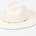 Fame Slice of Chic Herringbone Chain Fedora