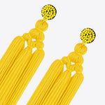 Beaded Tassel Earrings