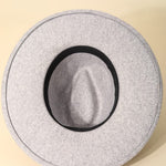 Fame Woven Together Braided Strap Fedora