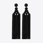 Beaded Tassel Earrings