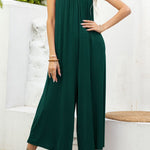Spaghetti Strap Scoop Neck Jumpsuit