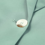 One-Button Flap Pocket Blazer