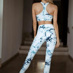 Pre- Order white  Buttery Soft Active Tie Dye Workout Leggings