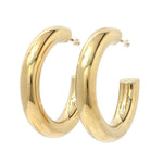 Tube Open Hoop Earring