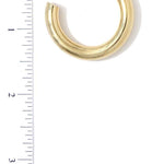 Tube Open Hoop Earring