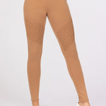 Pintuck Detail Ponte Pants