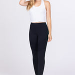 Pintuck Detail Ponte Pants