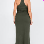 Plus Size Racer Back Maxi Dress