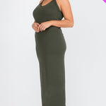 Plus Size Racer Back Maxi Dress
