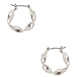 Metal Twist Hoop Earring