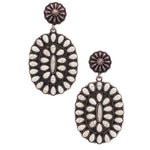 Western Style Concho Earring