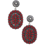 Western Style Concho Earring