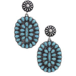 Western Style Concho Earring