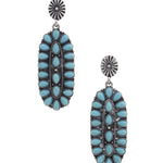 Western Style Oval Earring
