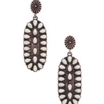 Western Style Oval Earring