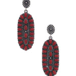 Western Style Oval Earring
