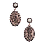 Western Concho Earring