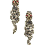 Snake Seed Bead Earring