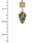 Fashion Marbling Stone Dangle Earring