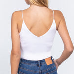 V-neck 2 Ply Cami Bodysuit