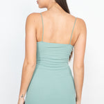 Ribbed Sleeveless Mini Dress