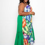 Splice Tropical Dress