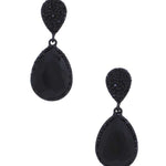 Teardrop Rhinestone Edge Elegant Earring