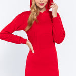Hoodie French Terry Mini Dress