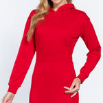 Hoodie French Terry Mini Dress
