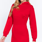 Hoodie French Terry Mini Dress
